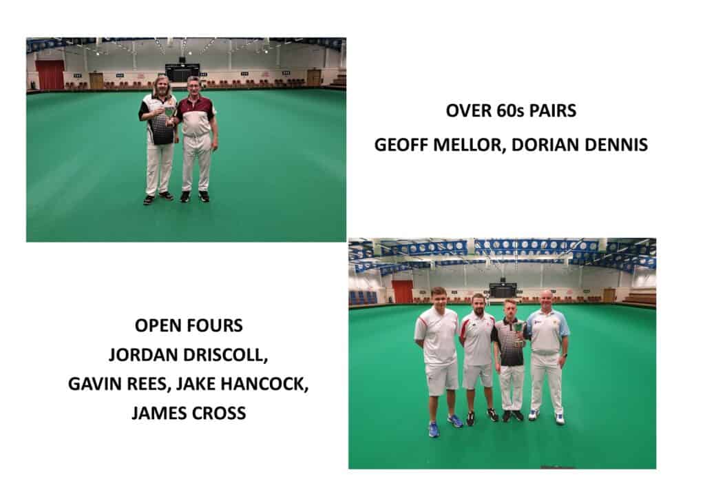 WEDNESDAY TOURNAMENT WINNERS Swansea Indoor Bowls Club