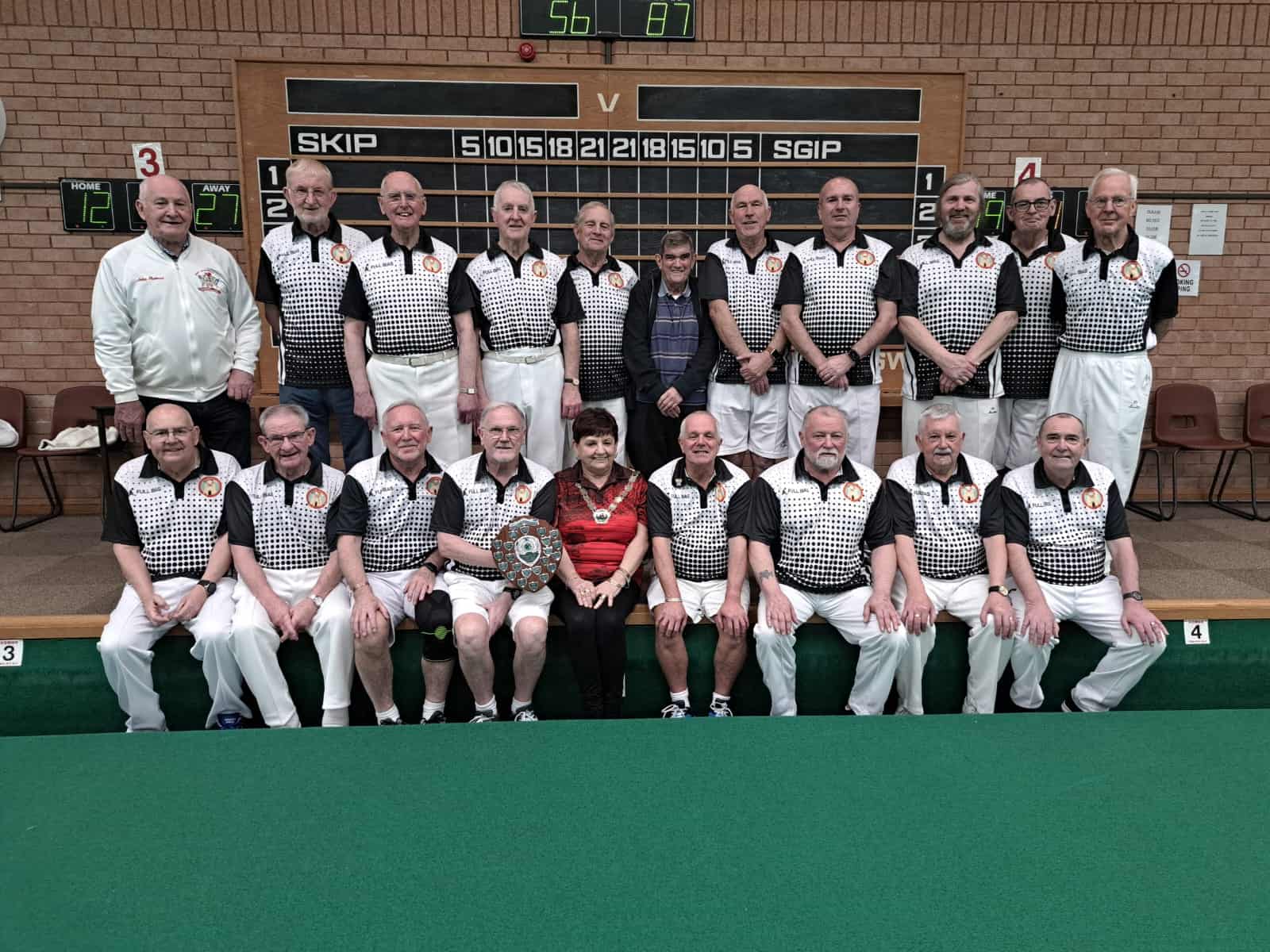 SWANSEA WIN 202324 OVER 60s CHAMPIONSHIP Swansea Indoor Bowls Club