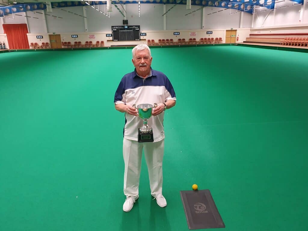 OVER 60s SINGLES TOURNAMENT WINNER Swansea Indoor Bowls Club